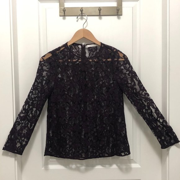 *NWOT* Aritzia Babaton Floral Lace Ian Blouse - Size XS - Picture 1 of 9